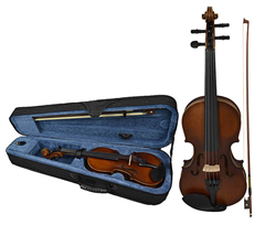 Student Violin 1/4 Size and Case by  